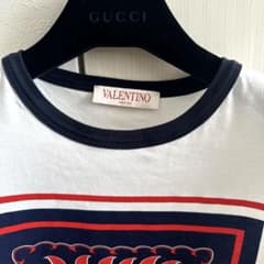 VALENTINO 半袖 Tシャツ ホワイト ネイビーのサムネイル