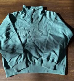 ヴィンテージTHE NORTH FACE M ハーフジップ スウェット グリーン