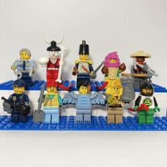 Fセット【ミニフィグ10体まとめ売り】全フィグアイテム持ち　LEGO正規品のサムネイル