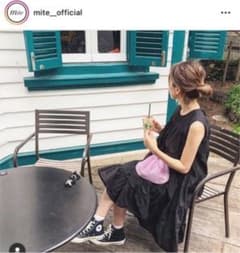 【お値下げ中】mite cut fairy dress ブラックのサムネイル
