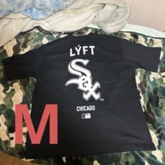 LYFT×MLB ホワイトソックス　コラボ　Tシャツ　M 新品　ブラック LYFT MLB コラボ シカゴホワイトソックス - メルカリ