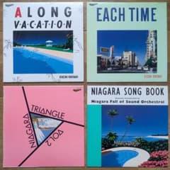 大滝詠一 ナイアガラ レコード 4枚 CITYPOP 大瀧詠一 シティポップ