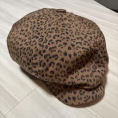 レオパード柄 キャスケット 帽子のサムネイル