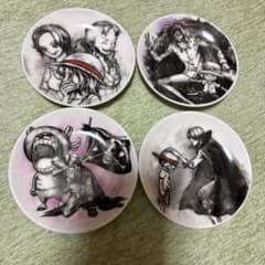 ONE PIECE 이치 반 쿠지 작은 접시 수묵 화풍 아트
