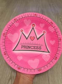 未使用品♡プリンセスの紙のお皿♡のサムネイル
