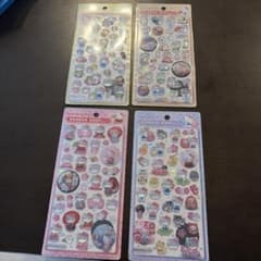ハローキティ 和柄 BONBON DROPシール 4枚セットのサムネイル