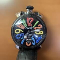 MECCANICO 裏スケ 稼働品 GaGa MILANO マニュアーレ MECCANICO 裏スケ 稼働品 GaGa MILANO マニュアーレ - メルカリ