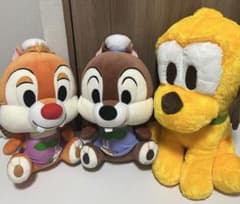 플루트 BIG 인형 50cm와 칩 데일 인형 세트