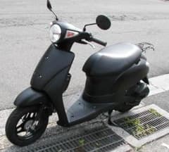 スズキ レッツ・４サイクルCA44A艶消しブラック中古、　埼玉～引き取り限定ですのサムネイル
