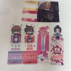 名探偵コナン　しおりカード柄違い6枚