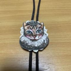 ループタイ　猫　アクセサリー