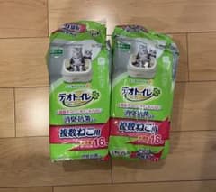 デオトイレ 消臭抗菌シート 16枚入り x 2 コのサムネイル