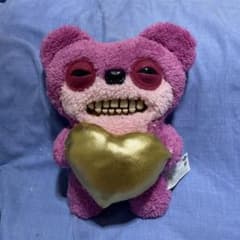 FUGGLER ぬいぐるみ ピンク ゴールドハートのサムネイル