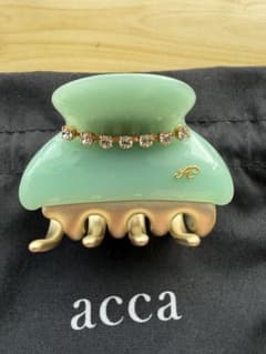 acca ヘアクリップ ミントグリーン ストーン☆極美品☆ acca ヘアクリップ ミントグリーン ストーン☆極美品☆ - メルカリ
