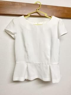 デザイン ペプラムトップス ブラウス　natural beauty basicのサムネイル