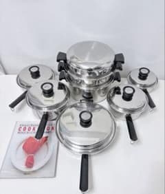 美品 アムウェイ クイーンクック21ピース鍋セット - メルカリ