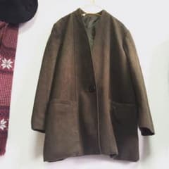 古着屋購入品 ノーカラージャケットのサムネイル