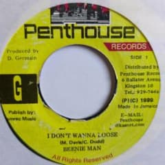 BEENIE MAN I DON'T WANNA LOOSE 7インチ レゲエのサムネイル