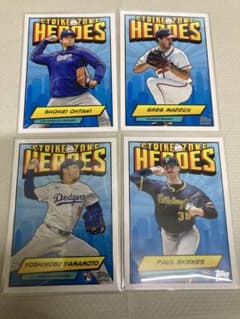 topps STRIKE ZONE HEROES 大谷翔平含む 4枚セット - メルカリ