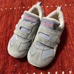 Asics SUKU2(スクスク) 18.5cm ラベンダー×グレーのサムネイル