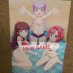 ✣NEW GAME(뉴게임) 포스터 A 수영복 모습