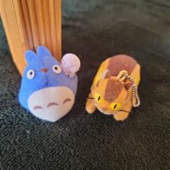 이웃집 토토로 고양이 버스 중 토토로 키링 2종 세트