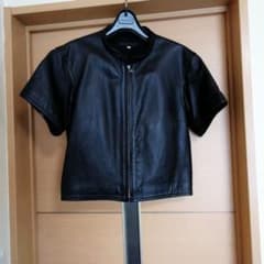 ハロルズギア　レザージャケット　半袖のサムネイル