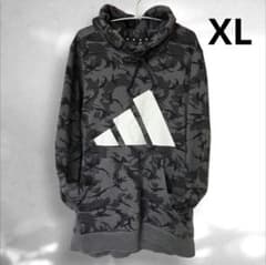 adidas カモ柄迷彩 パーカー XL