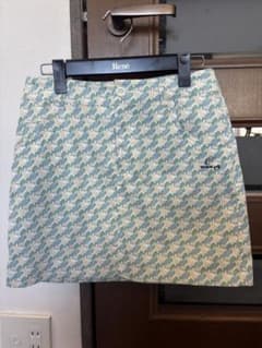 ZOY レディース ゴルフスカート 総柄　グリーン系のサムネイル