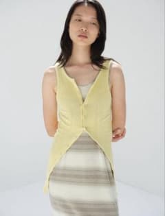 R*様 AURALEE SOFT RIB TANK イエロー 1 タンクトップ - メルカリ