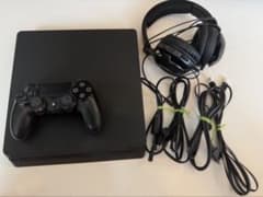 【動作良好】PS4 本体CUH-2200AJet Black500GBおまけ付きのサムネイル