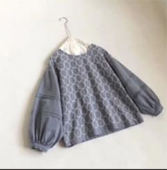 【ハンドメイド】リネン 麻綿 プルオーバー フリーサイズのサムネイル