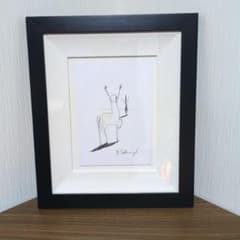 希少）ダン・シュレシンジャー 線画 ドローイング 絵画 額装 - メルカリ