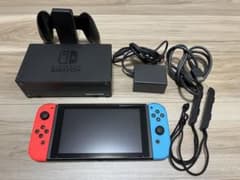 【美品】Nintendo Switch 本体 赤/青 SDカード付のサムネイル
