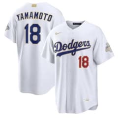ドジャース 山本由伸 ゴールドプログラム ユニフォーム XL ドジャース 山本由伸 ゴールドプログラム ユニフォーム XL - メルカリ