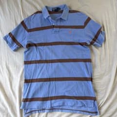 Polo by Ralph Lauren ストライプ ポロシャツ Lのサムネイル