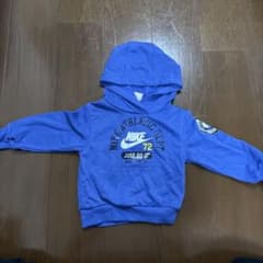 NIKE パーカー ブルー　キッズ 90センチのサムネイル