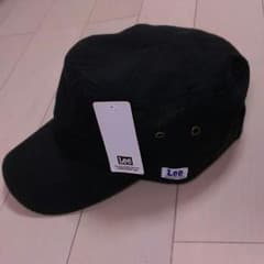 LEE☆定番ワークキャップ♪ブラック★ユニセックス★新品★のサムネイル