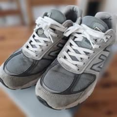 【ショー様専用】New Balance M990 V5 GL5 グレー 箱付きのサムネイル