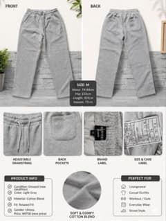 【新品・未使用 Menvers Relaxed Fit Gray Trouserのサムネイル