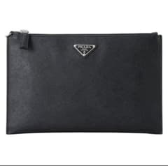 PRADA ミラノ ブラック クラッチバッグのサムネイル