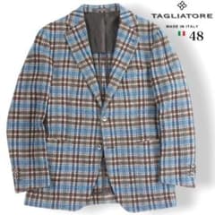 極美品】48 TAGLIATORE ツイード テーラードジャケット - メルカリ