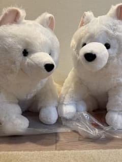 AMUFUN サモエドくん くったりぬいぐるみ 2個セットのサムネイル