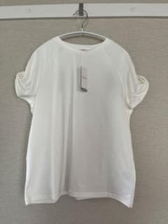 2026SS IENA ツイストスリーブTシャツ　ホワイト　新品タグ付き
