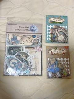 不思議の国のアリス 素材シール ステッカー