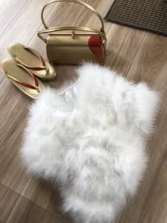 成人式　靴　バック　ファーのサムネイル