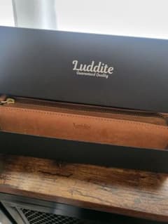 Luddite ペンケース 本革 キャメルのサムネイル
