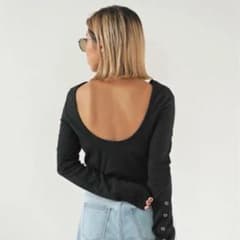 pad in open rib tops  flugge フラッジーのサムネイル