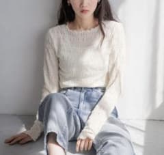 LOWRYS FARM シャーリングプルオーバー LS