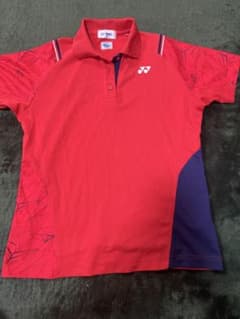 YONEX バドミントンウェア ポロシャツ レッドのサムネイル